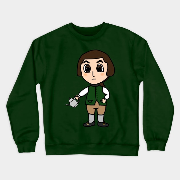 Chibi Paul Revere (Large Print) Crewneck Sweatshirt by Aeriskate